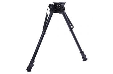 Image of Aimtech Warhammer Tactical Bipod, 13.5-25 in Adjustable Tactical Lever Locking Pivot, Black, AFA-20857