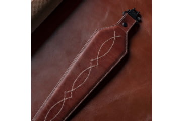 Image of ALLEN 8508 LEATHER SLING WESTERN SCALLOP, BROWN