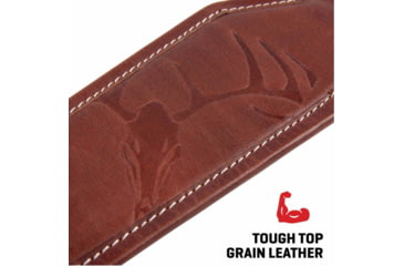Image of ALLEN 8510 LEATHER SLING DEER DEBOSS, BROWN