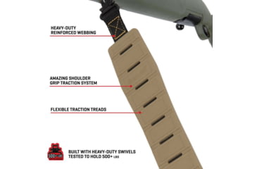 Image of ALLEN 8530 TRACTION MOLDED RUBBER SLING FDE
