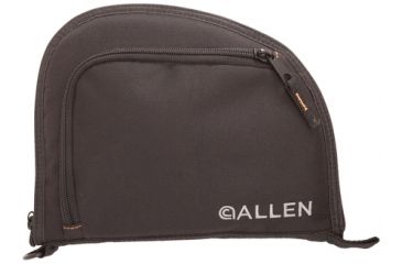 Image of Allen Auto-Fit 1-Pocket Handgun Case Measures 9.5x7.25 Inches Black