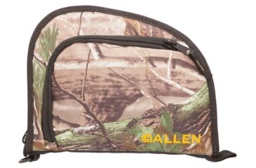 Image of Allen Auto-Fit 1-Pocket Handgun Case Measures 9.5x7.25 Inches Realtree Xtra Green