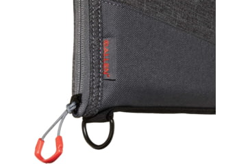 Image of Allen Auto-Fit 2.0 Handgun Case, Heather Gray/Red, 10.5 in x 7.25 in, 7748