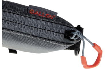 Image of Allen Auto-Fit 2.0 Handgun Case, Heather Gray/Red, 10.5 in x 7.25 in, 7748
