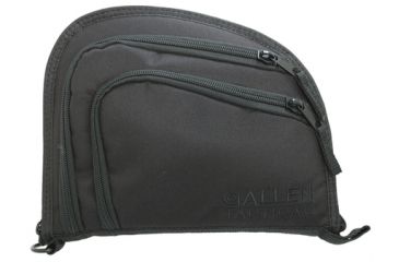 Image of Allen Auto-Fit 2-Pocket Tactical Handgun Case Measures 9.5x7.25 Inches Black