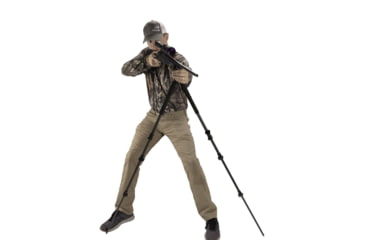 Image of Allen Axial Shooting Stick-Bipod, Black, 61in, 21411