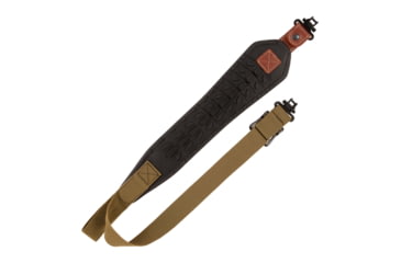 Image of Allen BakTrak Leather Sling, Debossed Horns, Brown, 8391, 8391