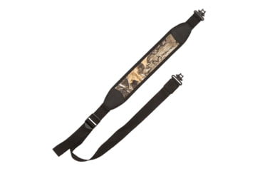 Image of Allen Cascade Neoprene Gun Sling with Molded Ends and Swivels, Black/Realtree Xtra Camo, 8216