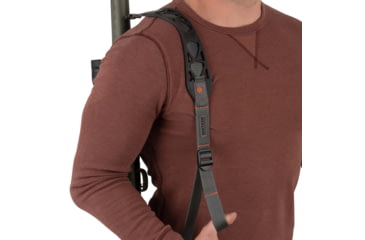 Image of Allen Cirrus Ultralight Silicone Rubber Gun Sling w/BakTrak, Adjustsmant, 28in x 36in Lenght , 500 lbs , Black, 8502