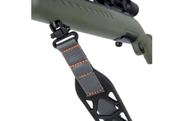 Image of Allen Cirrus Ultralight Silicone Rubber Gun Sling w/BakTrak, Adjustsmant, 28in x 36in Lenght , 500 lbs , Black, 8502