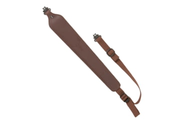 Image of Allen Leather Rifle Sling With Decorative Deer Head And Swivels, Brown, 8145