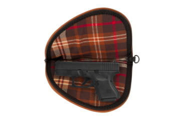 Image of Allen Colorado Heritage Handgun/Pistol Case, 9in, Carmel/Plaid, 709-9