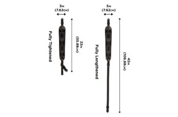 Image of Allen Denali Neoprene Rifle Sling with Cartridge Loops, Black, 8888
