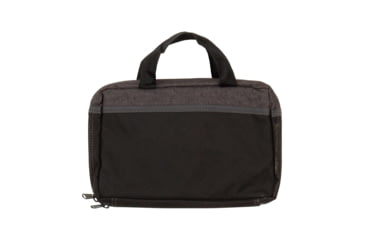 Image of Allen Double Attache Handgun Case, Slim Profile, Directoire Blue/Heather Grey/Black, 2 Pistol, 50-22