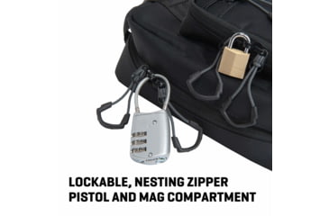 Image of Allen Double Pistol Bag, Black, 3639