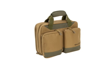 Image of Allen Duoplex Double Handgun/Pistol Attache, Tan/Olive, 7603