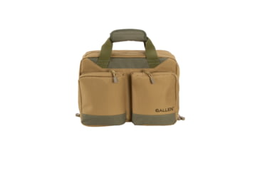 Image of Allen Double Handgun/Pistol Attache Case, Tan/Olive, 14in, 7603
