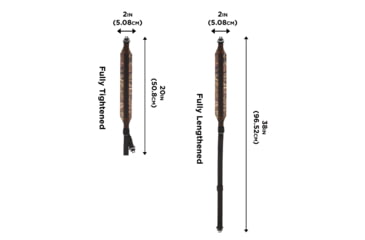Image of Allen Endura Rifle Sling with Swivels, Mossy Oak Break-Up Country Camo, 83004
