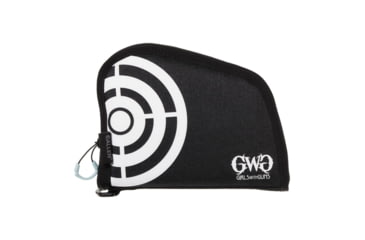 Image of Allen Girls With Guns On Target Pistol Case, Black, 8in, 92-8