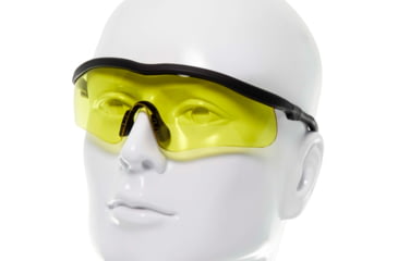 Image of Allen Guardian Shooting Safety Glasses, Black Frame, Yellow Lenses, One Size, 2379