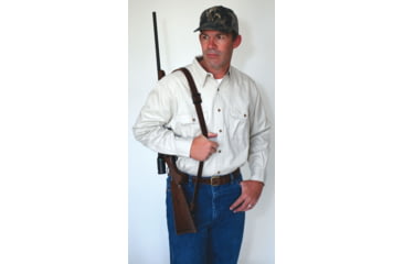 Image of Allen Gun Sling, Quick Detachable, Brown, Leather 8432