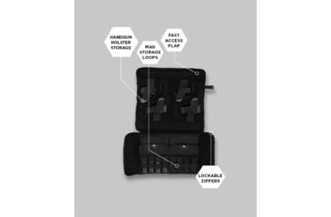 Image of Allen Gun Storage, Over The Door, Black, 78102