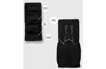 Image of Allen Gun Storage, Pistol, Black, 78100