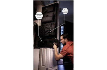 Image of Allen Gun Storage, Pistol, Black, 78100