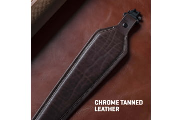 Image of Allen Heritage Plain Dark Leather Rifle Sling, Mahogany, 8511