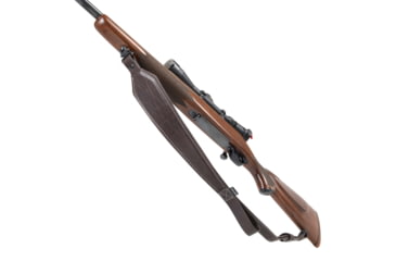 Image of Allen Heritage Plain Dark Leather Rifle Sling, Mahogany, 8511