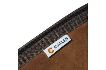 Image of Allen Heritage Suede Handgun Case, Rust, 13in, 86-13