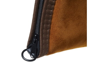Image of Allen Heritage Suede Handgun Case, Rust, 8in, 86-8