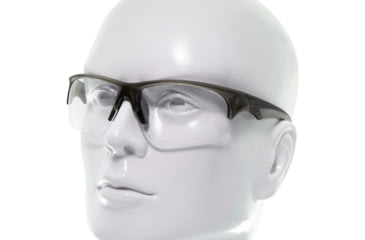 Image of Allen Outlook Shooting Safety Glasses, Smoke Frame, Clear Lenses, One Size, 2383