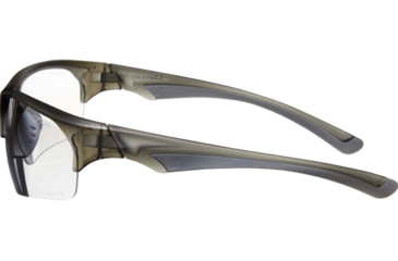 Image of Allen Outlook Shooting Safety Glasses, Smoke Frame, Clear Lenses, One Size, 2383