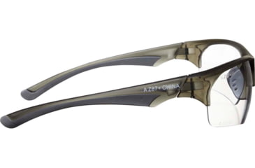 Image of Allen Outlook Shooting Safety Glasses, Smoke Frame, Clear Lenses, One Size, 2383