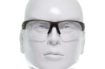 Image of Allen Outlook Shooting Safety Glasses, Smoke Frame, Clear Lenses, One Size, 2383
