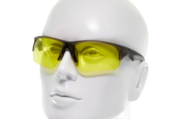 Image of Allen Outlook Shooting Safety Glasses, Smoke Frame, Yellow Lenses, One Size, 2382