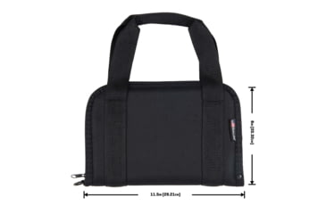Image of Allen Pistol Tote, Most Semi-Auto Handguns &amp; Revolvers, Black, 3640