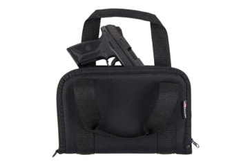 Image of Allen Pistol Tote, Most Semi-Auto Handguns &amp; Revolvers, Black, 3640