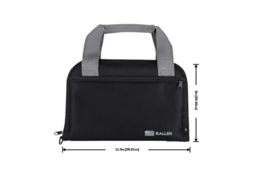 Image of Allen Pistol Tote With Pocket, Black, 3643
