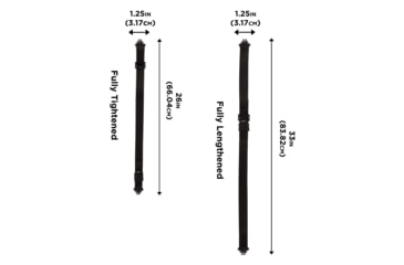 Image of Allen Quick Adjusting 1.25 Rifle Sling, Black, 8061