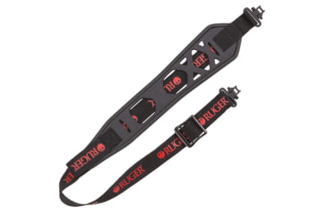 Image of Allen Ruger Boulder Rubber Sling with Swivels, Black/Red, 27600