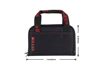 Image of Allen Ruger Pistol Tote With Pocket, Black, 3645