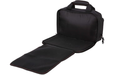 Image of Allen Ruger Sendero Duoplex Double Handgun/Pistol Attache, Black/Red, 27416