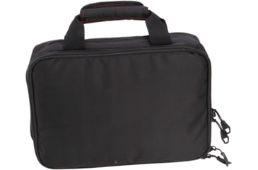Image of Allen Ruger Sendero Duoplex Double Handgun/Pistol Attache, Black/Red, 27416