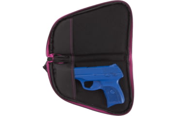 Image of Allen Ruger Tucson Womens Handgun Case, Black/Orchid, 8in, 27409