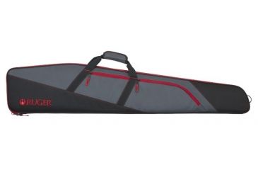Image of Allen Ruger Tuscon Rifle Case, 40 Inch, Black/Gray With Red Trim And Ruger Logo, 27429