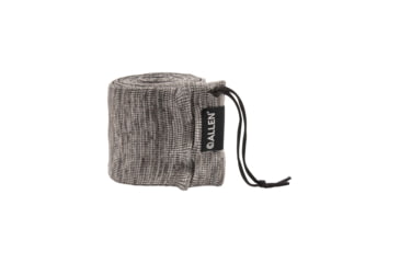 Image of Allen Stretch Knit Gun Sock w/Writeable ID Label for Muzzleloaders and Unstrung Recurve Bows, Silicone Threated, Gray, 66 in, 13169