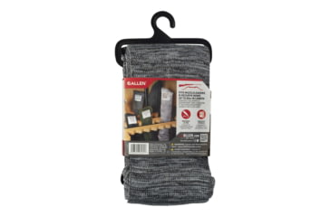 Image of Allen Stretch Knit Gun Sock w/Writeable ID Label for Muzzleloaders and Unstrung Recurve Bows, Silicone Threated, Gray, 66 in, 13169
