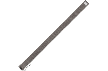 Image of Allen Stretch Knit Gun Sock w/Writeable ID Label for Muzzleloaders and Unstrung Recurve Bows, Silicone Threated, Gray, 66 in, 13169